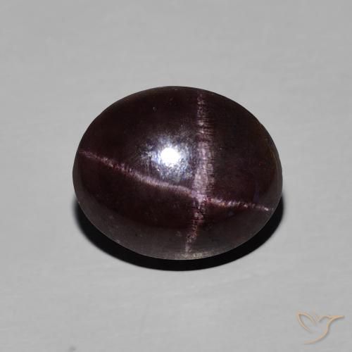 5.73ct 天然 桃花心木红 星石榴石, 椭圆形, 不透明