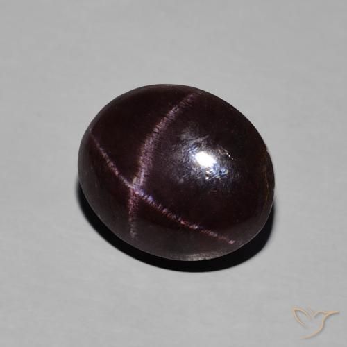 5.73克拉天然星石榴石，椭圆形，不透明
