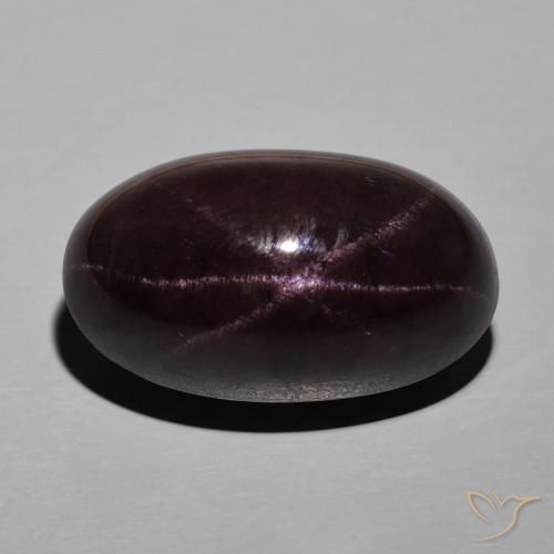 28.69ct 天然 桃花心木红 星石榴石, 椭圆形, 不透明