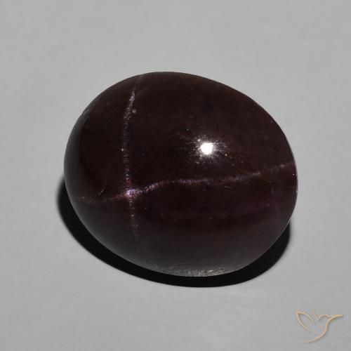 10.95克拉天然星石榴石，椭圆形，不透明