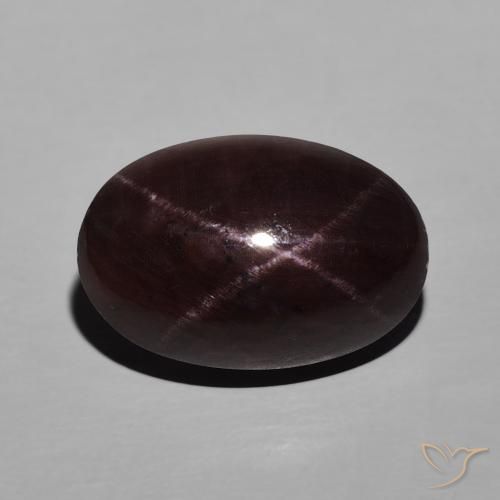 10.62ct 天然 桃花心木红 星石榴石, 椭圆形, 不透明