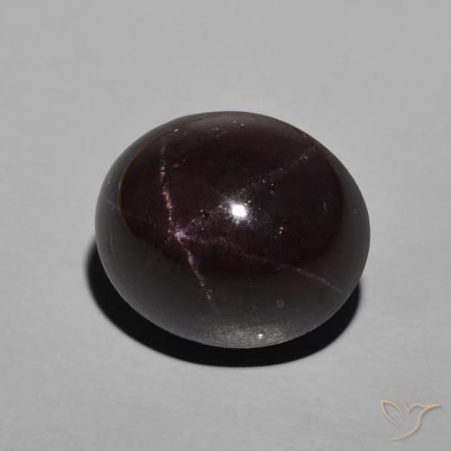 12.68克拉天然星石榴石，椭圆形，不透明