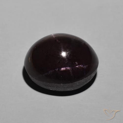 12.68克拉天然星石榴石，椭圆形，不透明