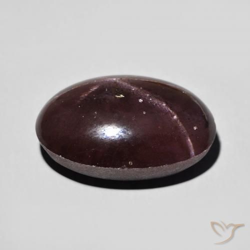 15.62克拉天然星石榴石，椭圆形，不透明