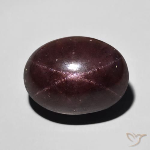11.80ct 天然 桃花心木红 星石榴石, 椭圆形, 不透明