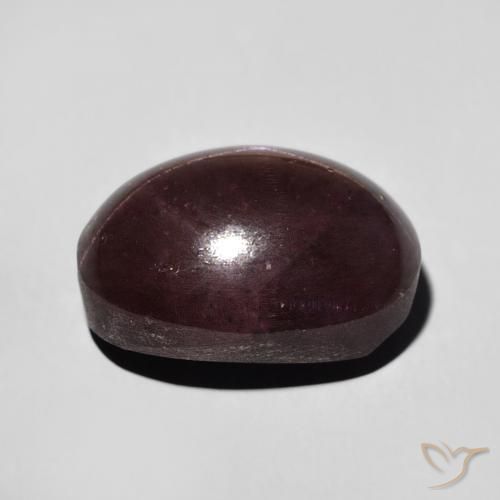 11.80克拉天然星石榴石，椭圆形，不透明