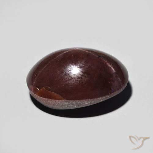 11.12克拉天然星石榴石，椭圆形，不透明
