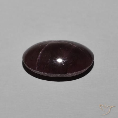 6.07克拉天然星石榴石，椭圆形，不透明