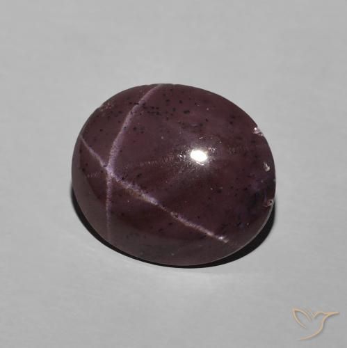 6.74克拉天然星石榴石，椭圆形，不透明