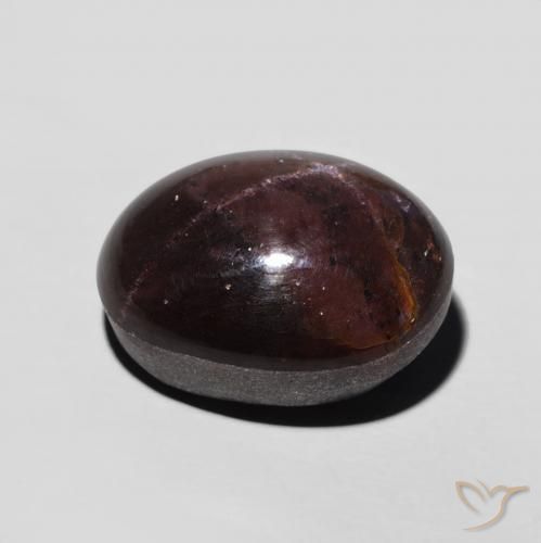 9.89克拉天然星石榴石，椭圆形，不透明