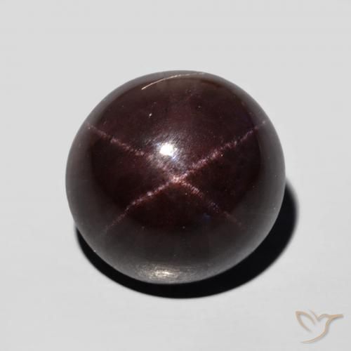15.14ct 天然 桃花心木红 星石榴石, 椭圆形, 不透明