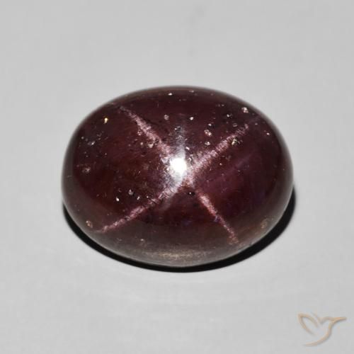 14.88ct 天然 暗红色 星石榴石, 椭圆形, 不透明
