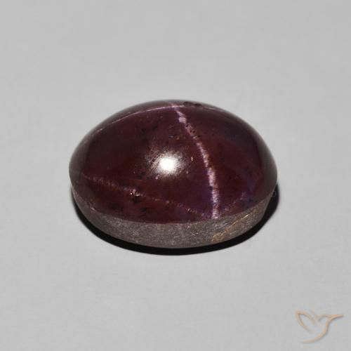 10.57克拉天然星石榴石，椭圆形，不透明