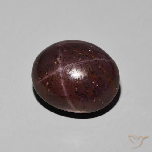 11.62克拉天然星石榴石，椭圆形，不透明