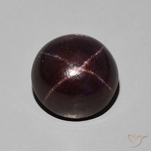 10.73ct 天然 桃花心木红 星石榴石, 圆形的, 不透明
