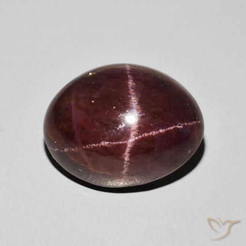 21.16ct 天然 暗红色 星石榴石, 椭圆形, 不透明