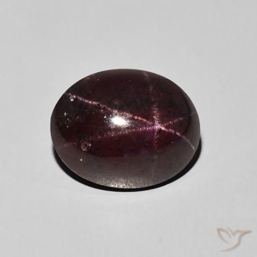 9.87ct 天然 桃花心木红 星石榴石, 椭圆形, 不透明