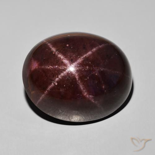 60.67ct 天然 桃花心木红 星石榴石, 椭圆形, 不透明