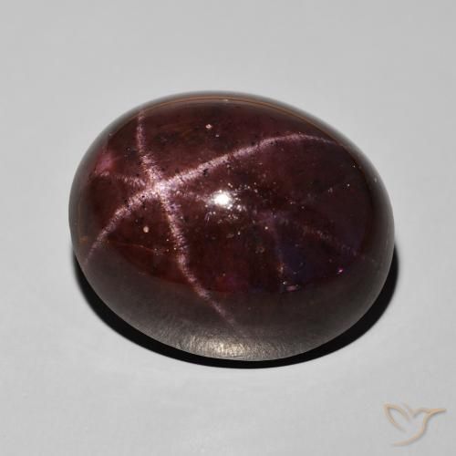 60.67克拉天然星石榴石，椭圆形，不透明