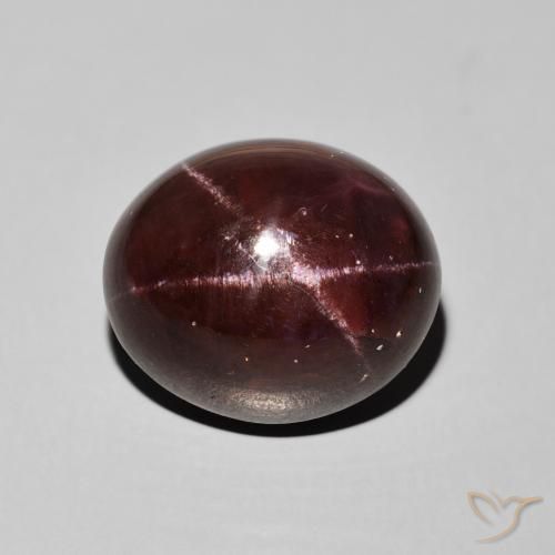 29.19ct 天然 桃花心木红 星石榴石, 椭圆形, 不透明