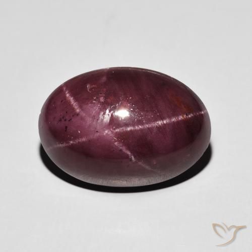 17.39ct 天然 暗红色 星石榴石, 椭圆形, 不透明
