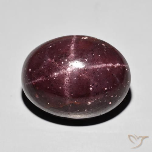 38.00ct 天然 桃花心木红 星石榴石, 椭圆形, 不透明