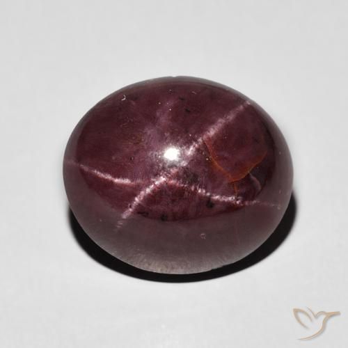 7.95ct 天然 暗红色 星石榴石, 椭圆形, 不透明