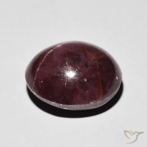 7.95克拉天然星石榴石，椭圆形，不透明