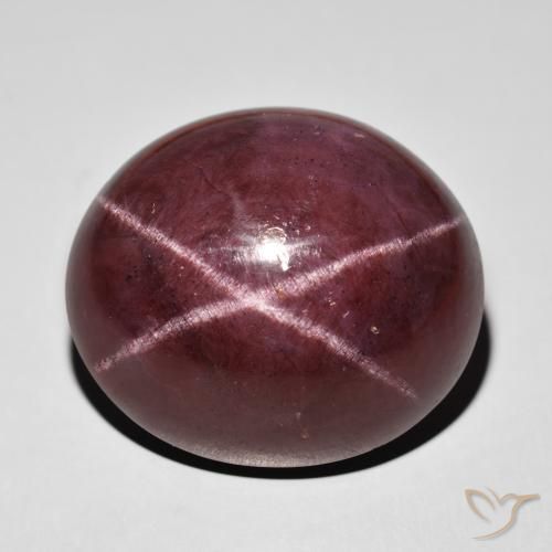 76.64ct 天然 桃花心木红 星石榴石, 椭圆形, 不透明