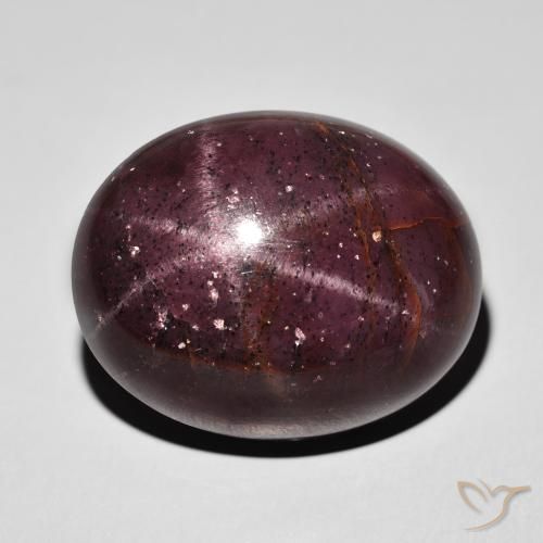 62.53ct 天然 暗红色 星石榴石, 椭圆形, 不透明