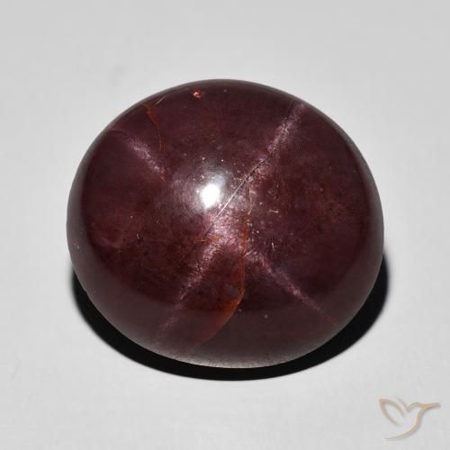 29.61ct 天然 桃花心木红 星石榴石, 椭圆形, 不透明