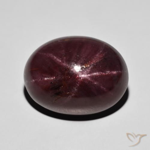 30.03ct 天然 暗红色 星石榴石, 椭圆形, 不透明