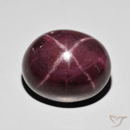 47.10ct 天然 暗红色 星石榴石, 椭圆形, 不透明