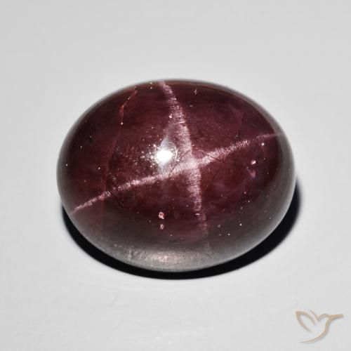 38.44ct 天然 暗红色 星石榴石, 椭圆形, 不透明