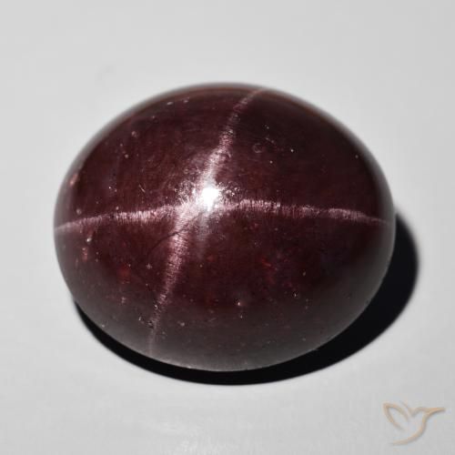 55.50克拉天然星石榴石，椭圆形，不透明