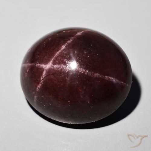 55.50克拉天然星石榴石，椭圆形，不透明