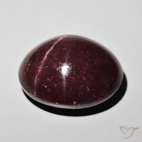 55.50克拉天然星石榴石，椭圆形，不透明