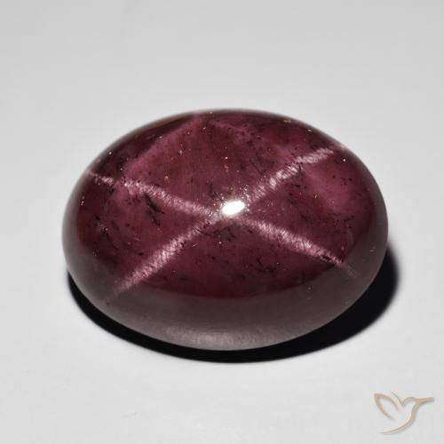 47.43ct 天然 桃花心木红 星石榴石, 椭圆形, 不透明