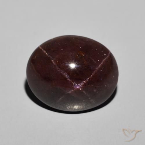 13.31ct 天然 桃花心木红 星石榴石, 椭圆形, 不透明