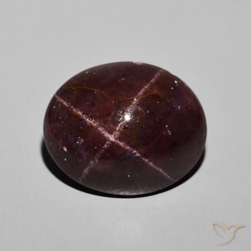 20.07ct 天然 暗红色 星石榴石, 椭圆形, 不透明