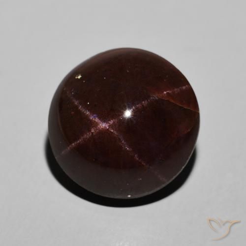 14.41克拉天然星石榴石，圆形的，不透明