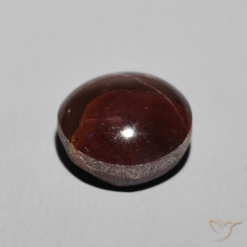 6.50克拉天然星石榴石，圆形的，不透明