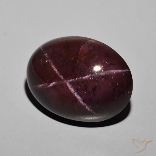 45.48ct 天然 暗红色 星石榴石, 椭圆形, 不透明