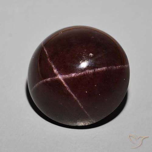 62.52克拉天然星石榴石，圆形的，不透明