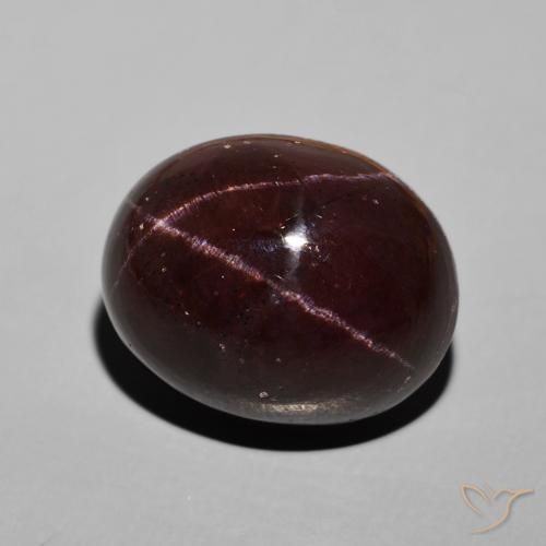 30.58克拉天然星石榴石，椭圆形，不透明