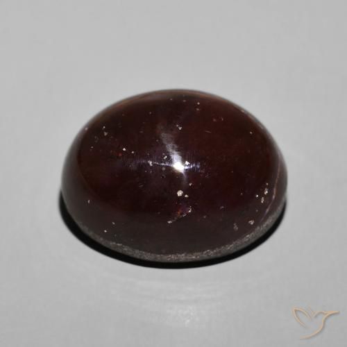 30.58克拉天然星石榴石，椭圆形，不透明