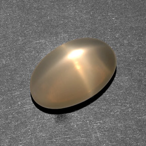 7.38克拉天然星月石，透明，透明/半透明