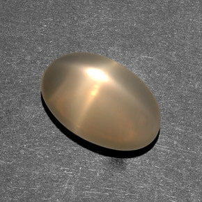 7.38克拉天然星月石，透明，透明/半透明