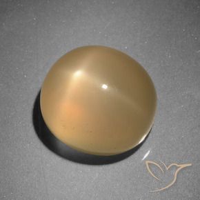 6.73克拉天然星月石，椭圆形，半透明