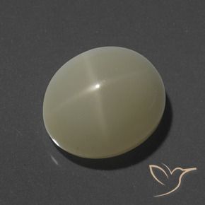 8.98克拉天然星月石，椭圆形，不透明
